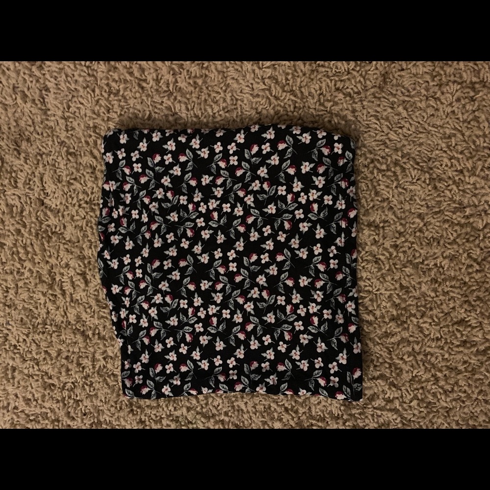 Floral tube top